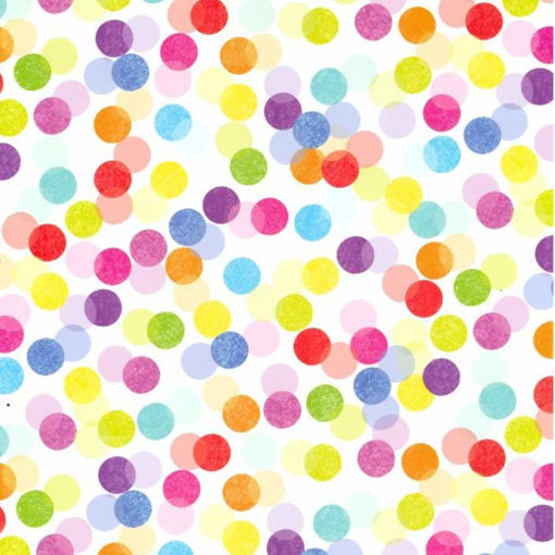 Picture of RAINBOW CIRCLES WRAPPING SHEET